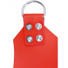 Mr Sling Sling en cuir 4 Points Rouge